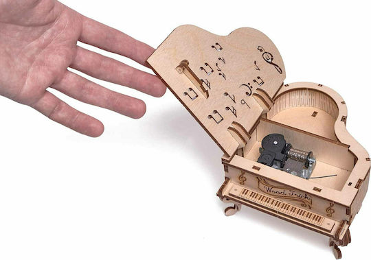 Wood Trick Wooden Construction Toy Grand Piano for Children 14+ years old+ Years