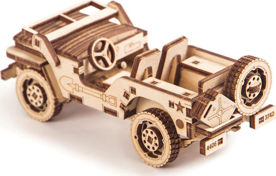Wood Trick Wooden Construction Toy Big Car Trailer for Children 14+ years old+ Years