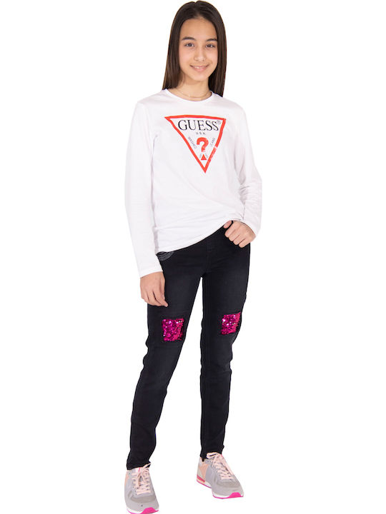 Desigual Pubill Blugi Pentru Copii Pantaloni Negri