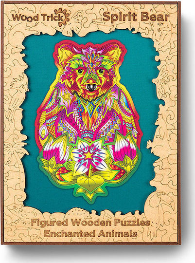 Puzzle Wood Trick Spirit Bear Puzzle 3D 184pcs