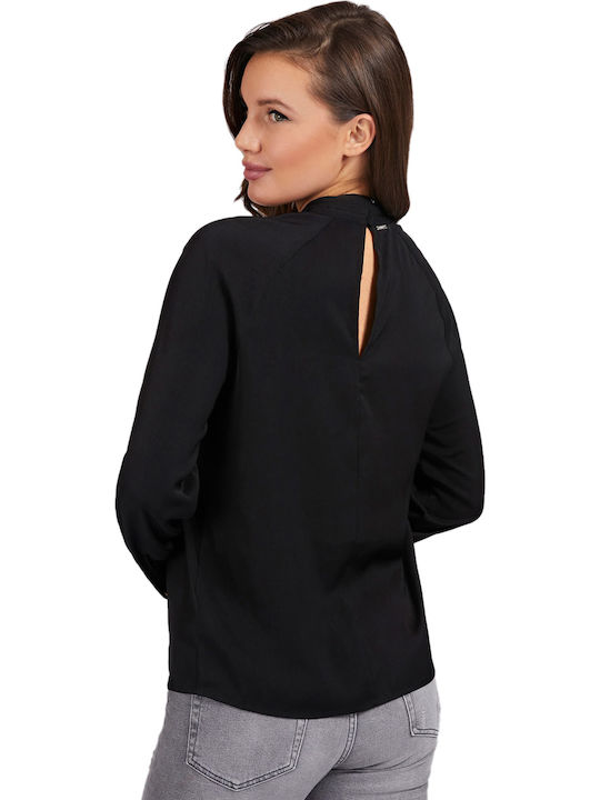 Guess Florentina Women's Blouse Long Sleeve Black