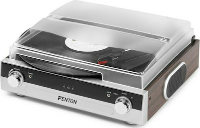 Fenton RP102 BT 102.163 Turntables with Preamp and Built-in Speakers Silver