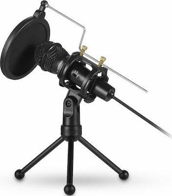 Andowl QM002 Shock Mount With Pop Filter Stand Mikrofon