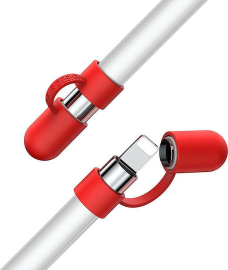 Baseus Βάση Γραφίδας για Apple Pencil σε Κόκκινο χρώμα