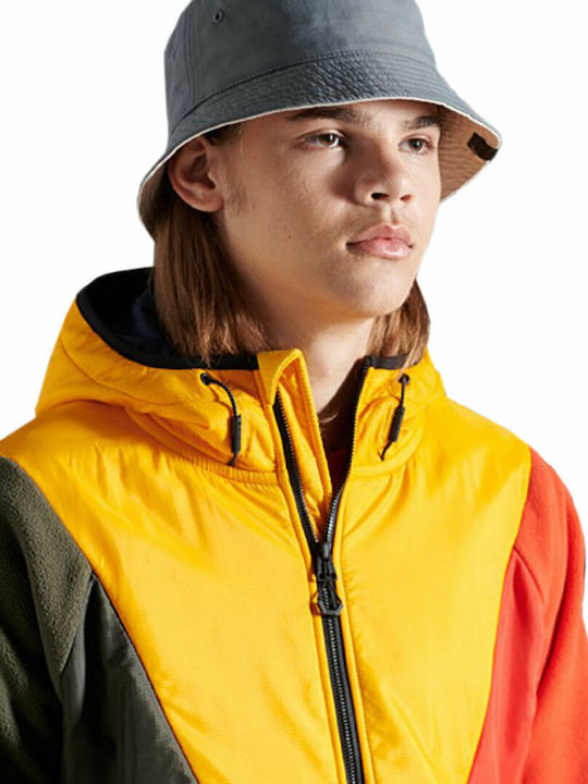 Superdry Montauk Υφασμάτινo Καπέλο Bucket Γκρι