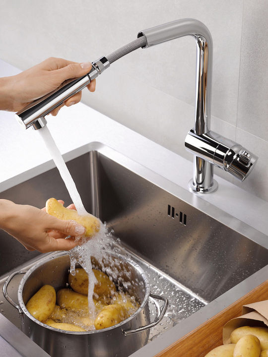 Grohe Minta Kitchen Faucet Counter with Shower Chrome