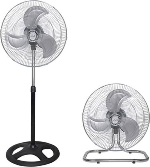 Brand 1175 Πολυμορφικός Ανεμιστήρας 100W Διαμέτρου 45cm Μαύρος