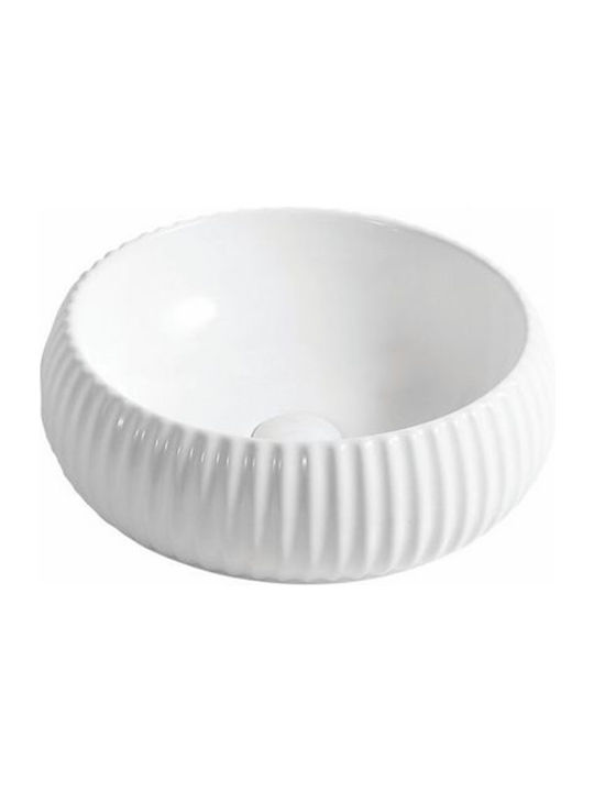 Gloria Prestige-1 Vessel Sink Porcelain 40.5x40.5x13.5cm White