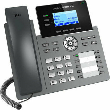 GRP2604 Wired IP Phone with 6 Lines Black