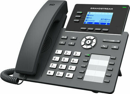 GRP2604 Wired IP Phone with 6 Lines Black