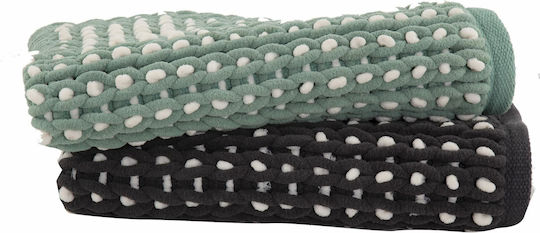 Nef-Nef Homeware Rutschfestes Badematte Chrystabel 031825 Grünes 60x90cm