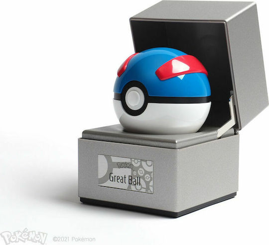 The Wand Company Pokemon Great Ball Diecast Replica Item Length 8cm in Scale 1:1