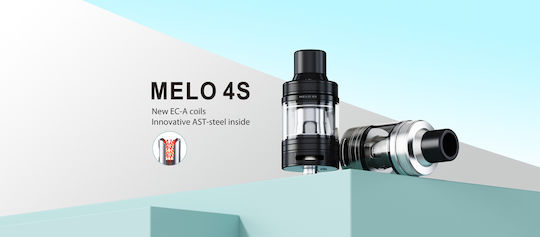 Eleaf Melo 4S Atomizor pentru Țigări Electronice 4ml 25mm Argint