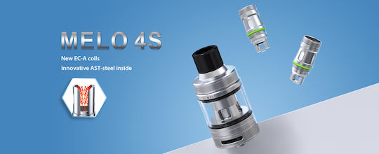 Eleaf Melo 4S Atomizor pentru Țigări Electronice 4ml 25mm Argint