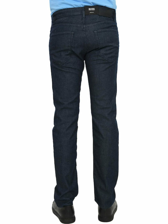 Hugo Boss Men's Jeans Pants Stretch in Regular Fit Navy Blue