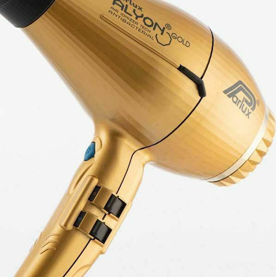 Parlux Alyon Ionic Professional Hair Dryer with Diffuser 2250W Gold