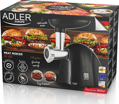Adler Fleischwolf 1800W Schwarze