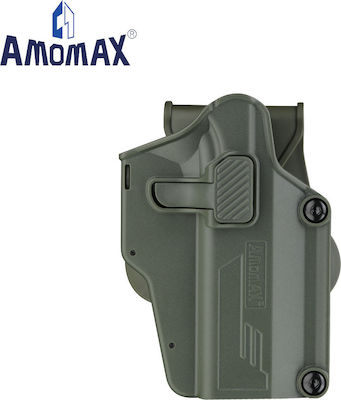 Amomax Pistol Belt Holster Θήκη Πιστολιού Per-Fit, Universal, RH, OD