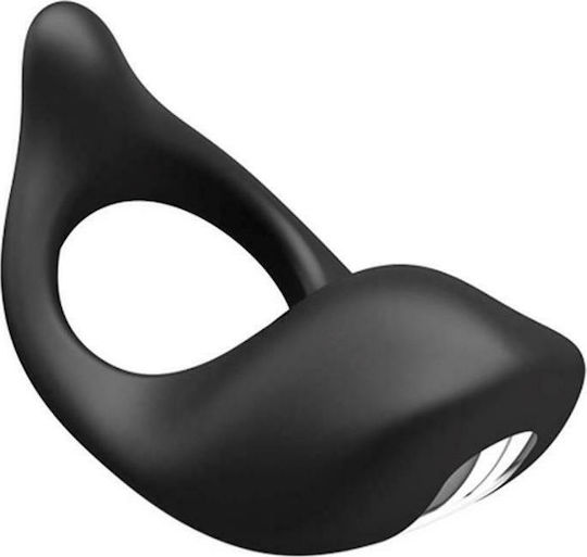 LateToBed Hunter Inel Vibrant Pentru Penis Din Silicon Negru Y-833