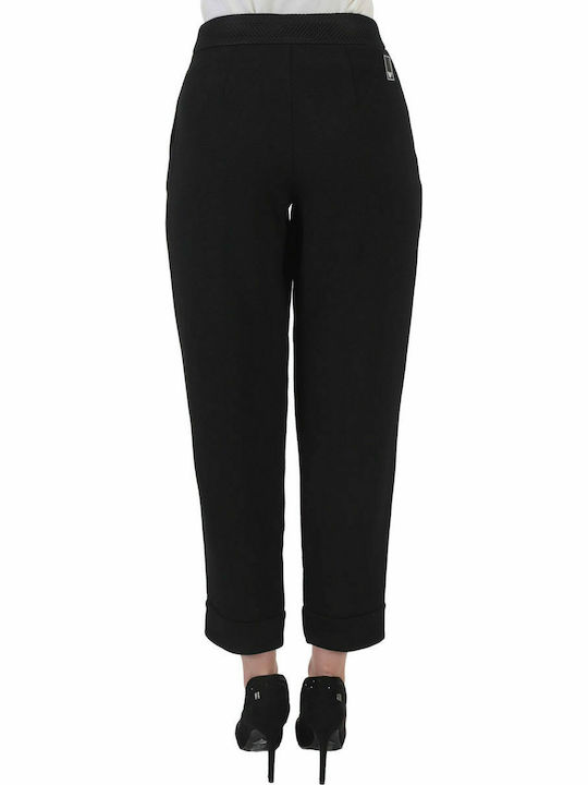 Emporio Armani Women's High-waisted Fabric Trousers Black 6G2P6T2JVPZ-0999