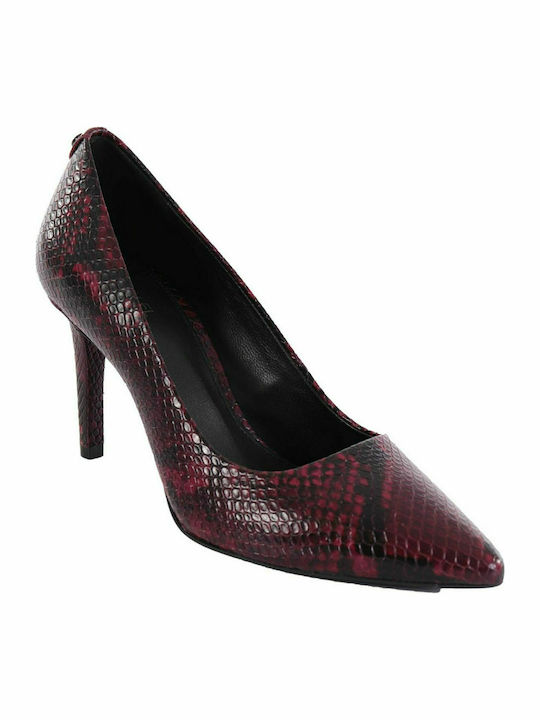 Michael Kors Stiletto Burgundy High Heels Dorothy 40F0DOMP2E