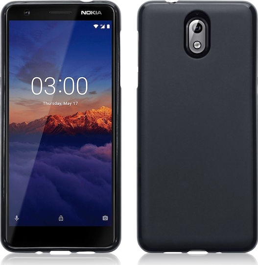 Terrapin TPU Gel Back Cover Σιλικόνης Μαύρο (Nokia 3.1)