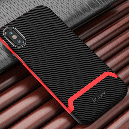iPaky Bumblebee Neo Hybrid Back Cover Plastic Red (iPhone XS Max)