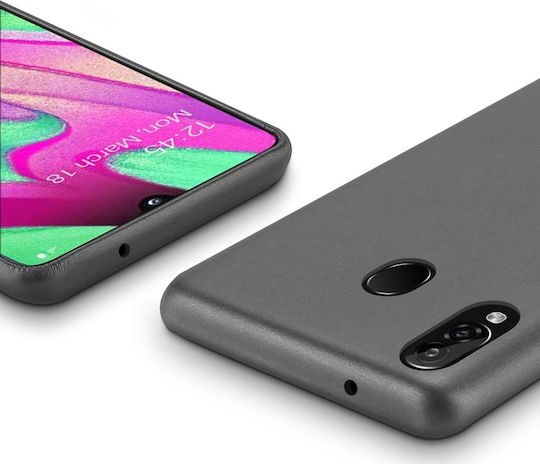 Dux Ducis Skin Lite Back Cover Δερματίνης Μαύρο (Galaxy A40)