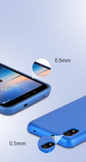 Dux Ducis Skin Lite Umschlag Rückseite Kunststoff Blau (Redmi 7A)