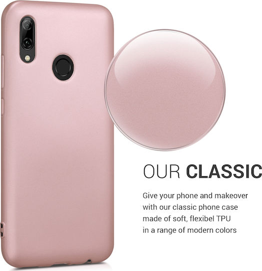 KWmobile Back Cover Σιλικόνης Ροζ Χρυσό (Huawei P Smart 2019)
