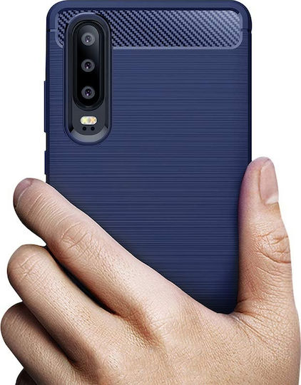 Hurtel Back Cover Σιλικόνης Μπλε (Huawei P30)