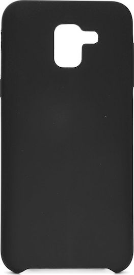 Forcell Silicone Case Back Cover Σιλικόνης Μαύρο (Galaxy J6)