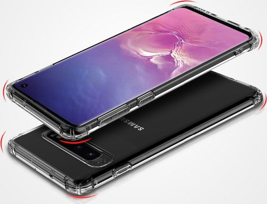 MSVII Airbag Back Cover Σιλικόνης Διάφανο (Galaxy S10+)