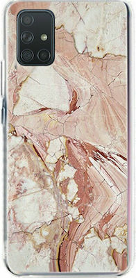 Wozinsky Marble Coperta din spate Silicon rezistent Roz (Galaxy M51)