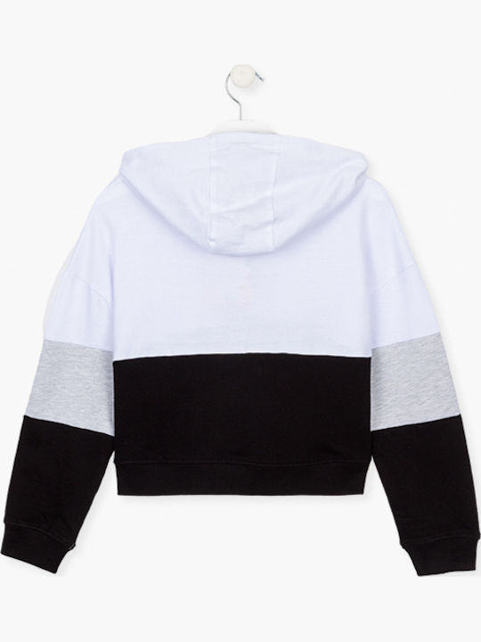 Losan Kids Sweatshirt with Hood White