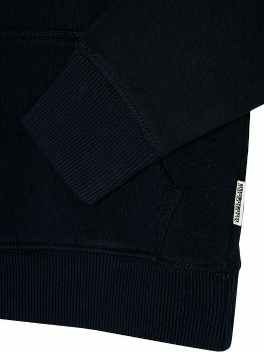 Fleece Παιδικό Φούτερ με Κουκούλα Navy Μπλε Baloy