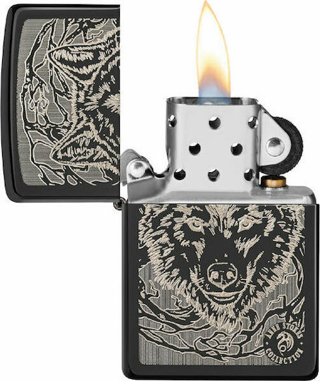 Zippo Anne Stokes Αντιανεμικός Αναπτήρας Φλόγας σε Γκρι χρώμα