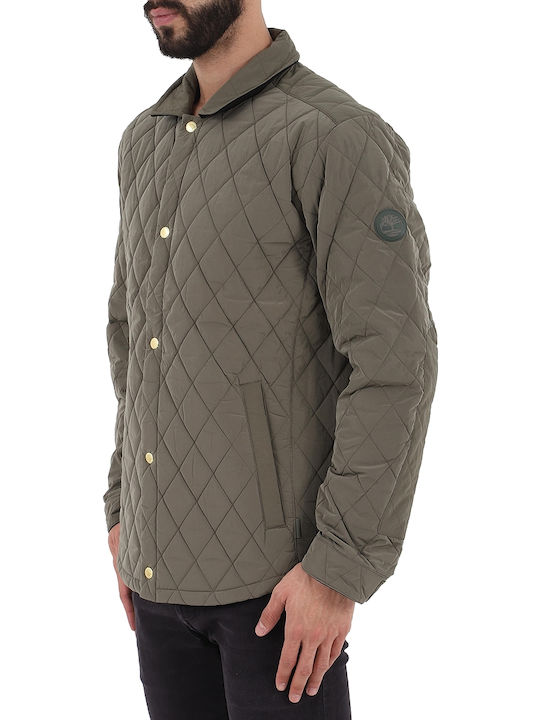 Overshirt Long-sleeved Corduroy Shirt Khaki