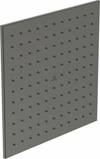 Ideal Standard Idealrain Τετράγωνη Κεφαλή Ντουζ 40x40cm Grey