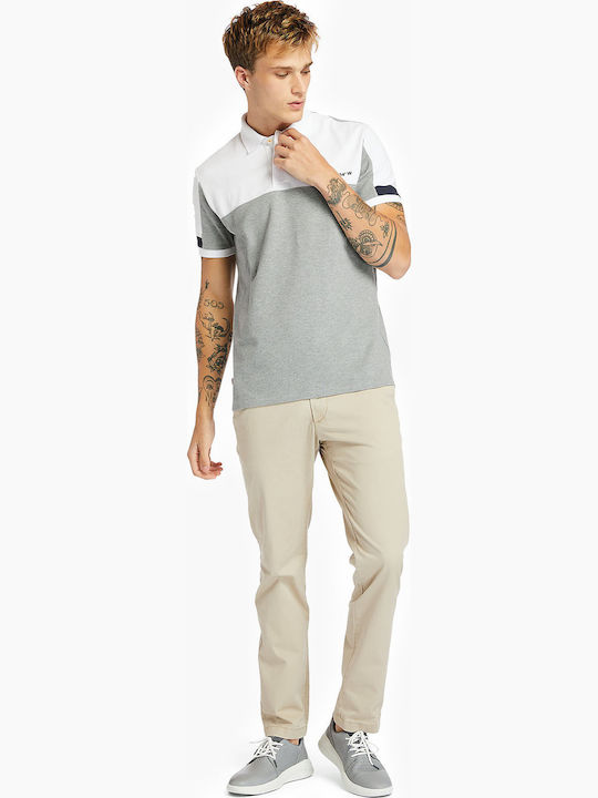 Stretch Twill Pantaloni Chino cu Croială Slim Bej
