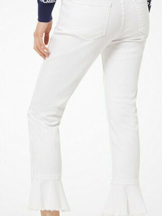 Michael Kors MS99CP6TK6 Women's Jean Trousers White