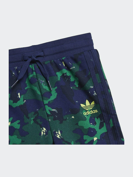 Kids Sweatpants Set Blue 2pcs Crew