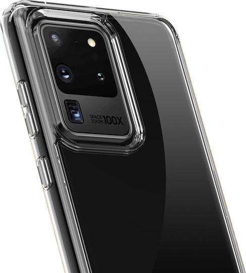 Crong Crystal Shield Back Cover Σιλικόνης Διάφανο (Galaxy S20 Ultra)