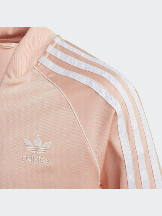 Athletic Kids Cardigan Pink Adicolor