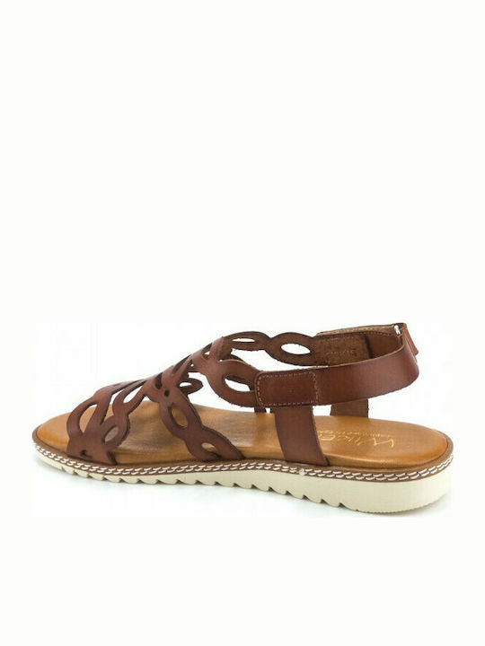 Women's leather sandals Wikers F42279 Tamba