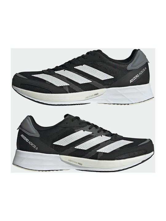 Adizero Adios 6 Herren Sportschuhe Laufen Core Black / Cloud White / Grey Five