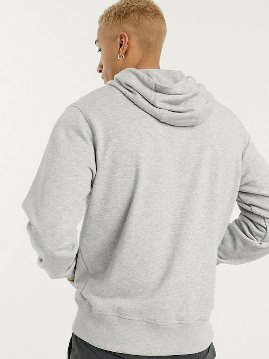 New Balance Men's Sweatshirt with Hood and Pockets Gray MT03558AG