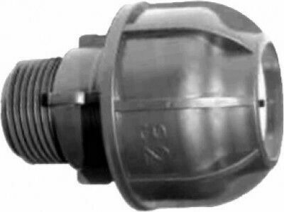 Palaplast 3252/0506 Hose Fitting Threaded with Male Thread 50x50.8x50mm