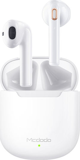 Mcdodo HP-530 Earbud Bluetooth Handsfree Căști cu Carcasă de Încărcare Alb