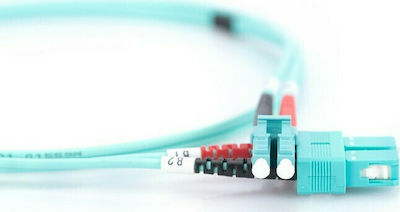 Digitus Fiber Optic Cable LC-SC 1m Turquoise 1pcs